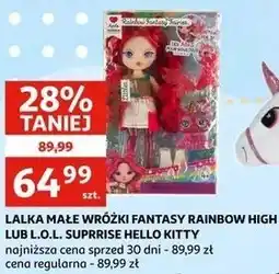 Auchan LALKA MAŁE WRÓŻKI FANTASY RAINBOW HIGH LUB L.O.L. SUPRRISE HELLO KITTY oferta