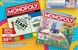 Auchan GRA MONOPOLY CLASSIC LUB JUNIOR oferta