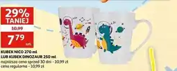 Auchan KUBEK NICO 270 ml LUB KUBEK DINOZAUR 250 ml oferta