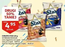 Auchan Chrupki Star 125 g wybrane rodzaje oferta