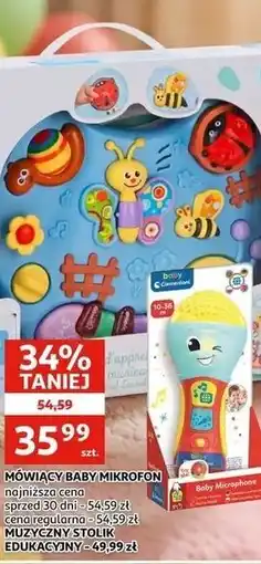 Auchan MÓWIĄCY BABY MIKROFON oferta