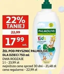 Auchan Żel pod prysznic dla dzieci Palmolive oferta