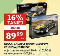 Auchan KLOCKI CADA: C51090W, C51093W, C51089W, C51092W oferta