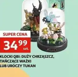 Auchan KLOCKI QBI: DUŻY CHRZĄSZCZ, TAŃCZĄCE WAŻKI LUB UROCZY TUKAN oferta