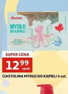 Auchan Ciastolina mydło do kąpieli Auchan 4 szt oferta