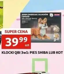 Auchan KLOCKI QBI 3w1: PIES SHIBA LUB KOT oferta