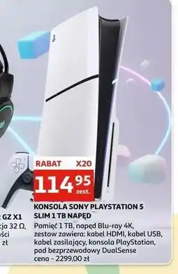 Auchan Konsola Sony PlayStation 5 Slim oferta