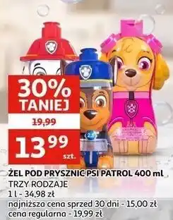 Auchan Żel pod prysznic Psi Patrol oferta