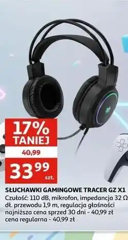 Auchan Słuchawki gamingowe Tracer GZ X1 oferta