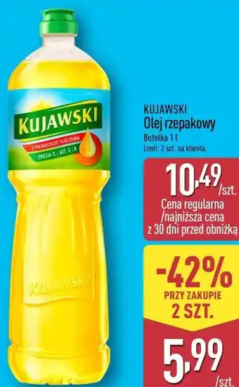 ALDI Olej rzepakowy KUJAWSKI oferta
