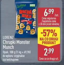ALDI Chrupki Monster Munch Lorenz oferta
