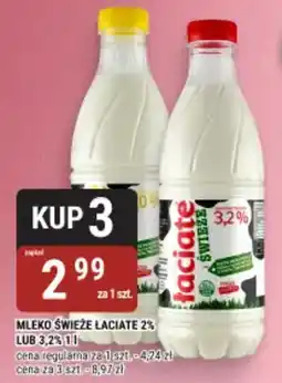bi1 Mleko świeże laciate 2% lub 3,2% oferta