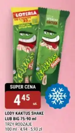 bi1 Lody kaktus shake lub big oferta