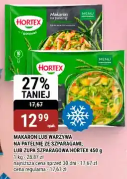bi1 Makaron lub warzywa na patelnię ze szparagami, lub zupa szparagowa hortex oferta