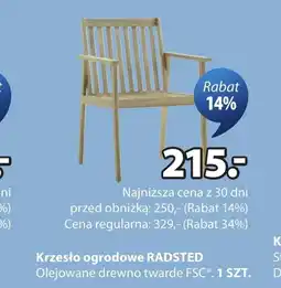JYSK Krzesło ogrodowe oferta