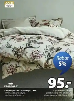 JYSK Komplet pościeli Kronborg oferta