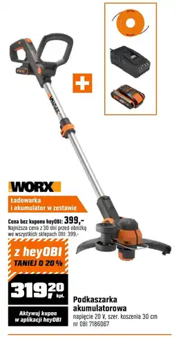 OBI Podkaszarka Worx oferta