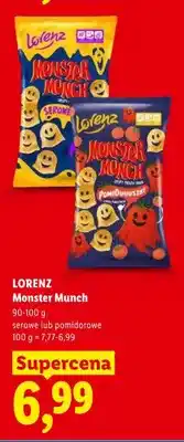 Lidl Chrupki Monster Munch Lorenz pomidorowe oferta