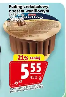 Prim Market Puding czekoladowy z sosem waniliowym Müller oferta