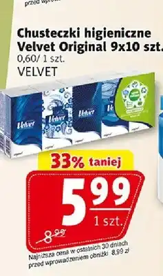 Prim Market Chusteczki higieniczne Velvet Original 9x10szt oferta