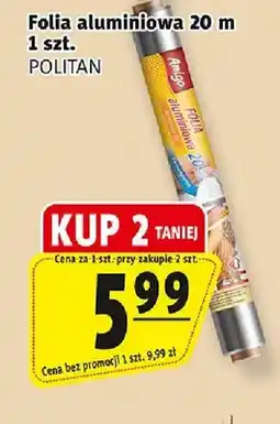 Prim Market Folia aluminiowa 20m POLITAN oferta