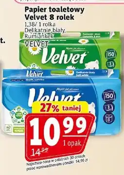 Prim Market Papier toaletowy Velvet Delikatnie biały 8 rolek oferta