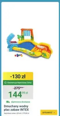 ERLI Dmuchany wodny plac zabaw INTEX oferta