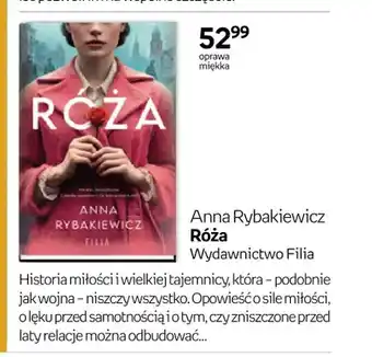 Empik Książka Róża Anna Rybakiewicz oprawa miękka oferta