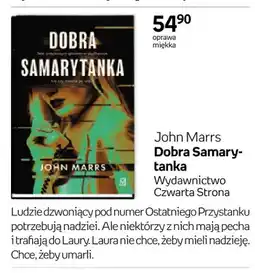 Empik Książka John Marrs Dobra Samarytanka Wydawnictwo Czwarta Strona oprawa miękka oferta