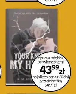 Empik Książka Your Knight My Hero oprawa miękka barwione brzegi oferta