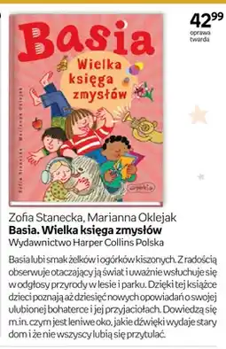 Empik Książka Basia. Wielka księga zmysłów Zofia Stanecka, Marianna Oklejak oprawa twarda oferta