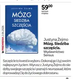 Empik Książka Mózg. Siedziba szczęścia. Justyna Żejmo oprawa miękka oferta