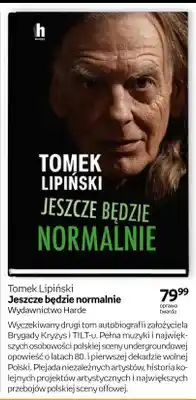 Empik Książka Jeszcze będzie normalnie Tomek Lipiński oprawa twarda oferta