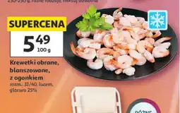 Auchan Blanszowane krewetki oferta