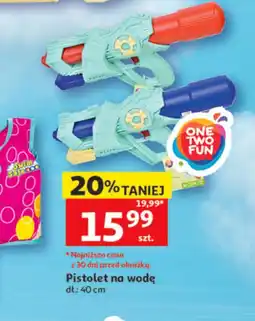 Auchan Pistolety na wodę One Two Fun oferta