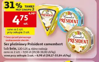 Auchan Ser pleśniowy President oferta