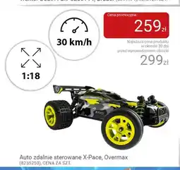Smyk Auto zdalnie sterowane X-Pace Overmax 1:18 oferta