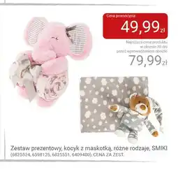 Smyk Zestaw prezentowy kocyk z maskotką SMIKI oferta