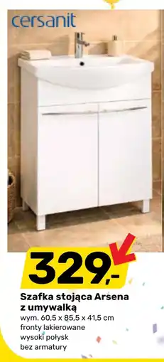 Bricomarche Szafka z umywalką Cersanit oferta