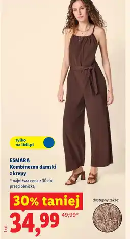 Lidl Kombinezon damski Esmara oferta