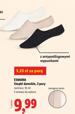 Lidl Stopki damskie Esmara oferta