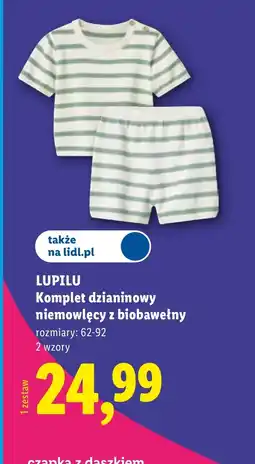 Lidl Komplet niemowlęcy Lupilu oferta