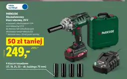 Lidl Akumulatorowy klucz udarowy Parkside oferta