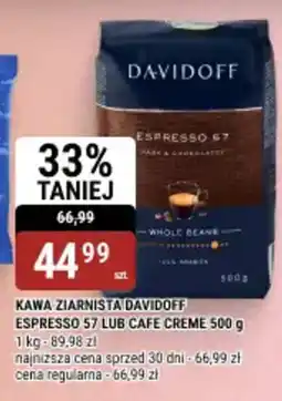 bi1 Kawa ziarnista davidoff espresso 57 lub cafe creme oferta