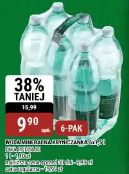 bi1 Woda mineralna kryniczanka oferta