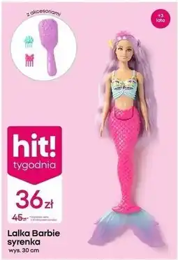 Pepco Lalka Barbie syrenka wys. 30 cm oferta