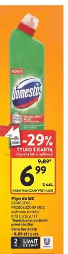 Intermarche Płyn do WC Domestos PRZEDŁUŻONA MOC wybrane rodzaje oferta