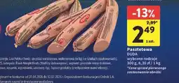 Intermarche Pasztetowa wybrane rodzaje oferta