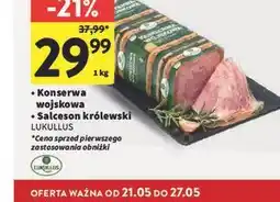 Intermarche Konserwa wojskowa / Salceson królewski LUKULLUS oferta