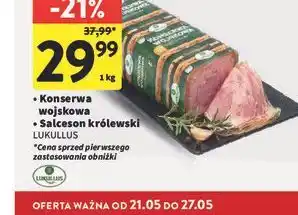 Intermarche Konserwa wojskowa / Salceson królewski LUKULLUS oferta